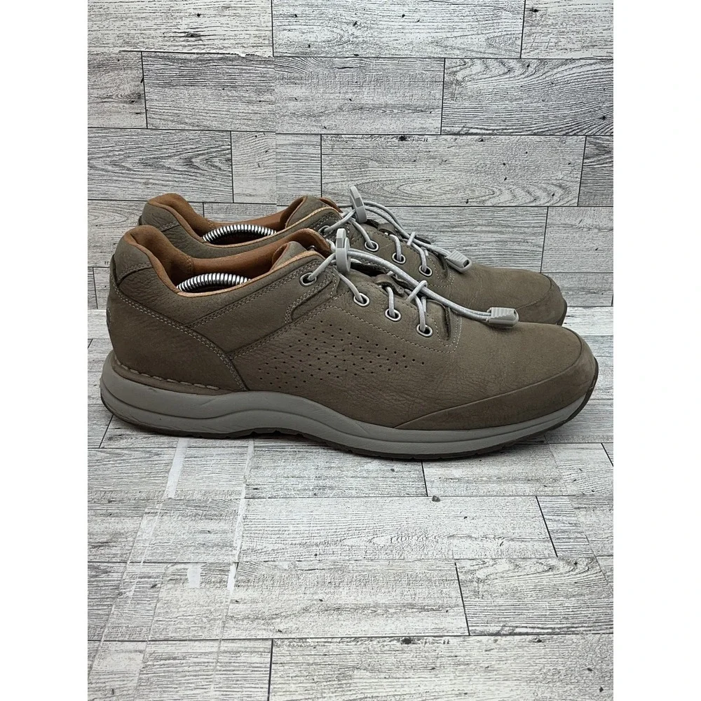 Rockport Shoes Mens Size 12 Brown Lace Up Leather Comfort Walking Slip Resistant